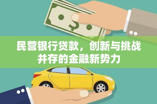 峨边民营银行贷款，创新与挑战并存的金融新势力