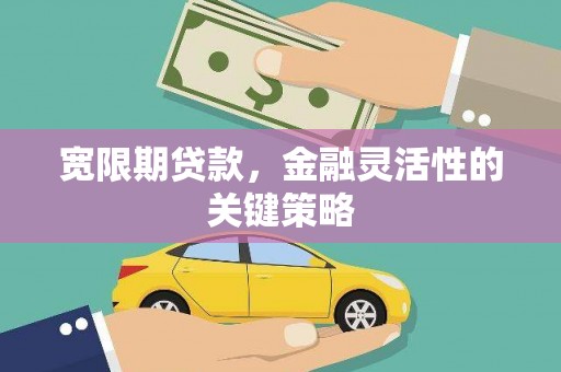 汉阳宽限期贷款，金融灵活性的关键策略
