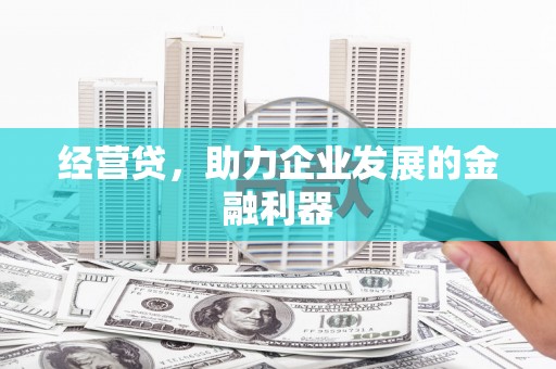 南平经营贷，助力企业发展的金融利器