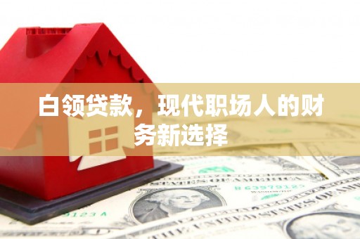 邗江白领贷款，现代职场人的财务新选择