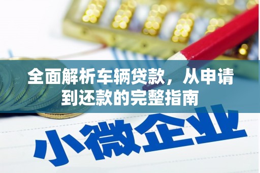 桃江全面解析车辆贷款，从申请到还款的完整指南