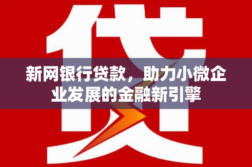 铜仁新网银行贷款，助力小微企业发展的金融新引擎
