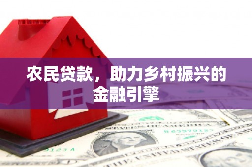 南乐农民贷款，助力乡村振兴的金融引擎