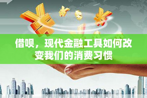 全州借呗，现代金融工具如何改变我们的消费习惯