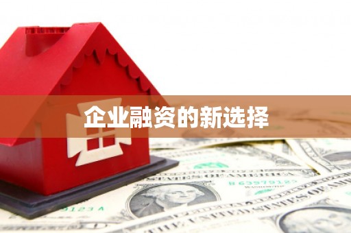 青羊企业融资的新选择