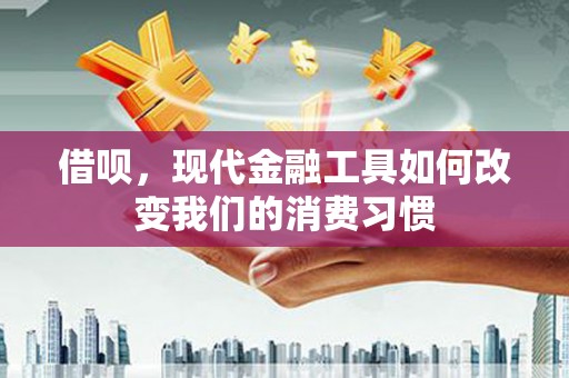 白河借呗，现代金融工具如何改变我们的消费习惯
