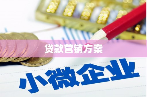 新乐贷款营销方案