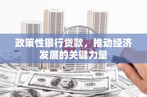 观塘政策性银行贷款，推动经济发展的关键力量
