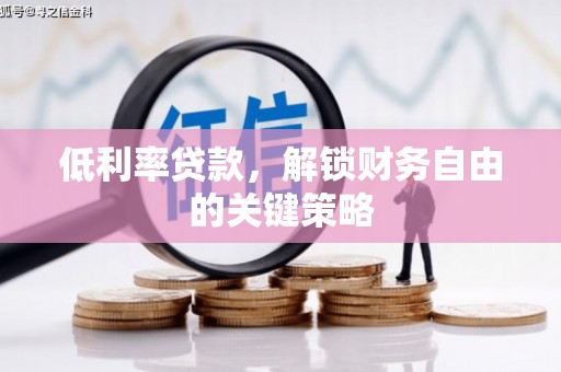 阜阳低利率贷款，解锁财务自由的关键策略