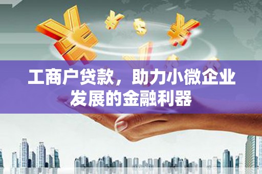 前郭尔罗斯工商户贷款，助力小微企业发展的金融利器