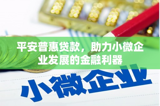 察隅平安普惠贷款，助力小微企业发展的金融利器