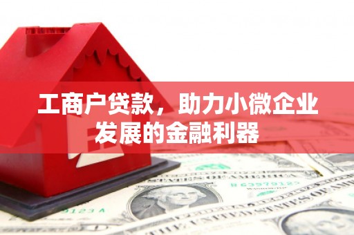 德化工商户贷款，助力小微企业发展的金融利器
