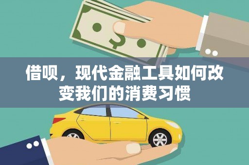 雷山借呗，现代金融工具如何改变我们的消费习惯