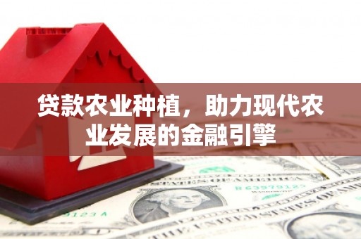 西充贷款农业种植，助力现代农业发展的金融引擎