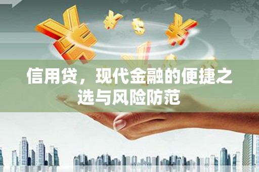 临河信用贷，现代金融的便捷之选与风险防范