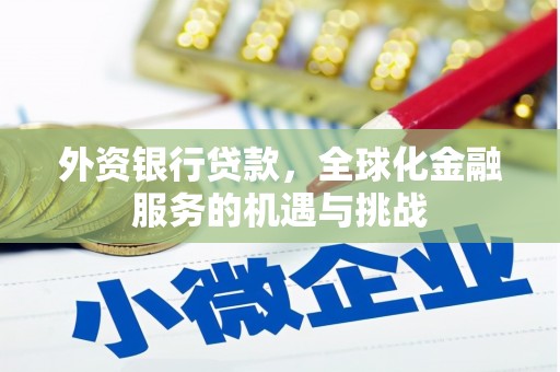 福安外资银行贷款，全球化金融服务的机遇与挑战