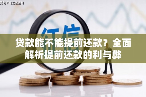 克孜勒苏柯尔克孜贷款能不能提前还款？全面解析提前还款的利与弊